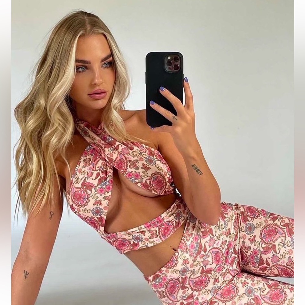 Tiger Mist Archie Top in Paisley size S